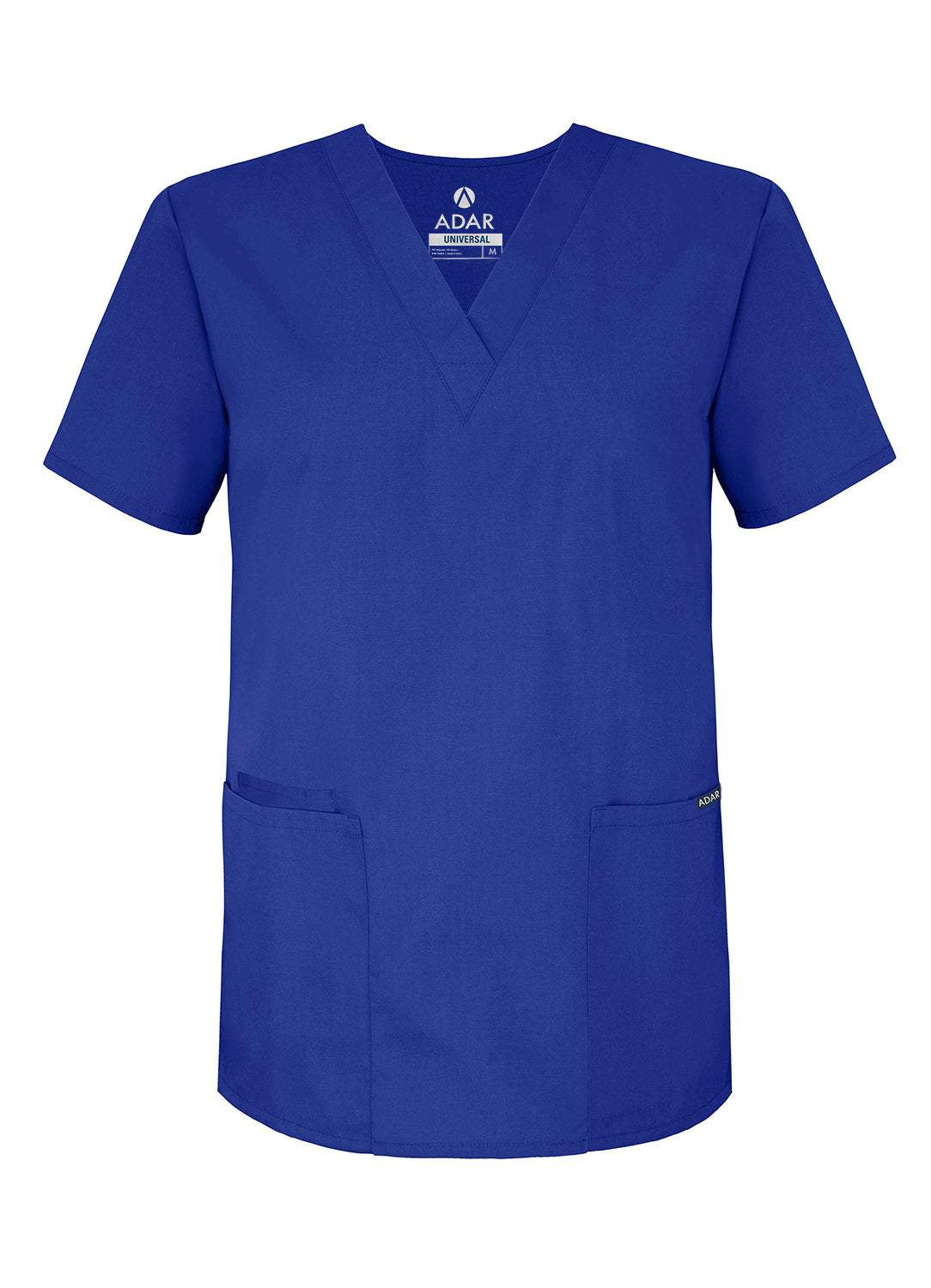 Adar Universal Unisex V-Neck 2 Pocket Scrub Top