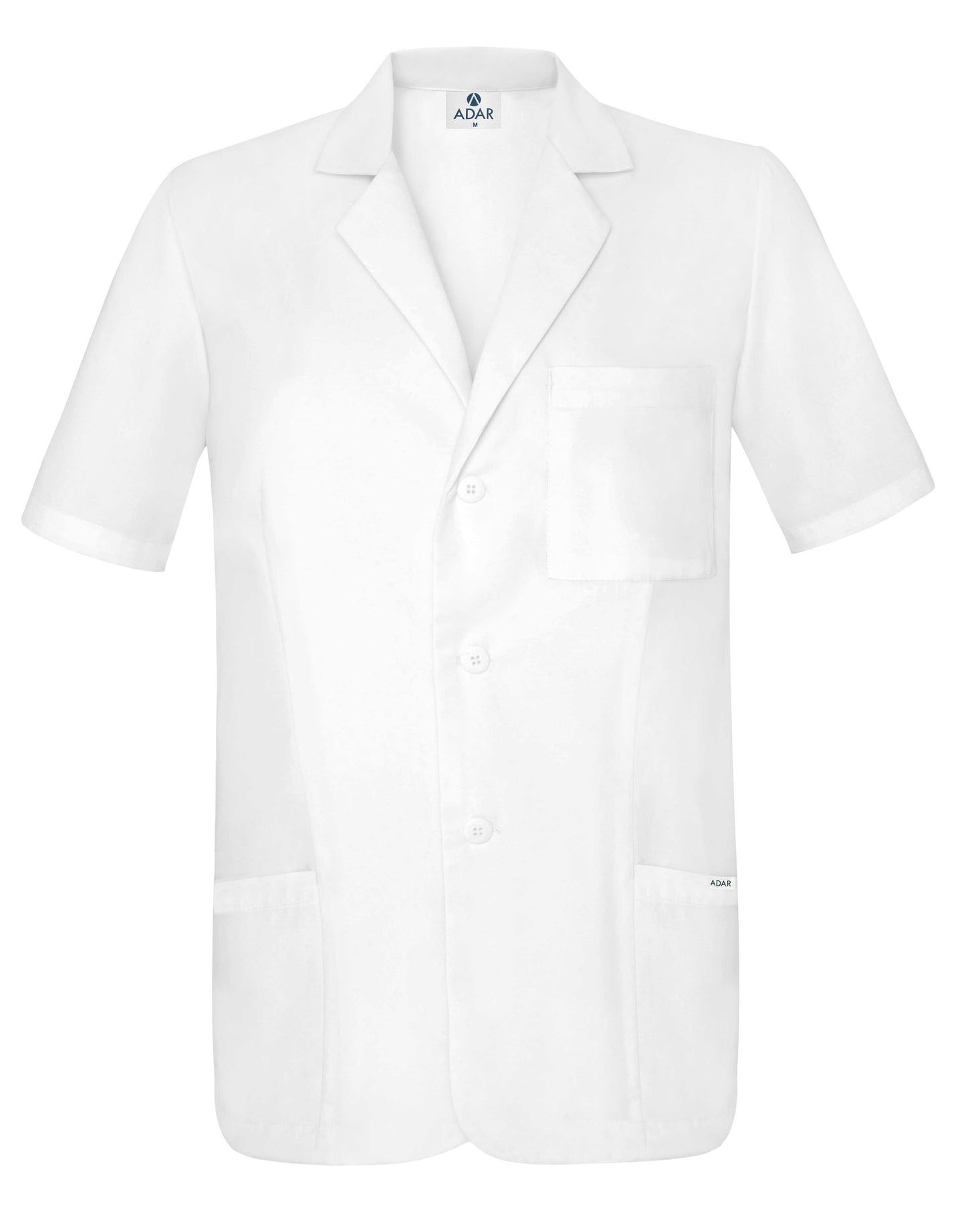 Adar Universal Unisex 31" Short Sleeve Consultation Coat