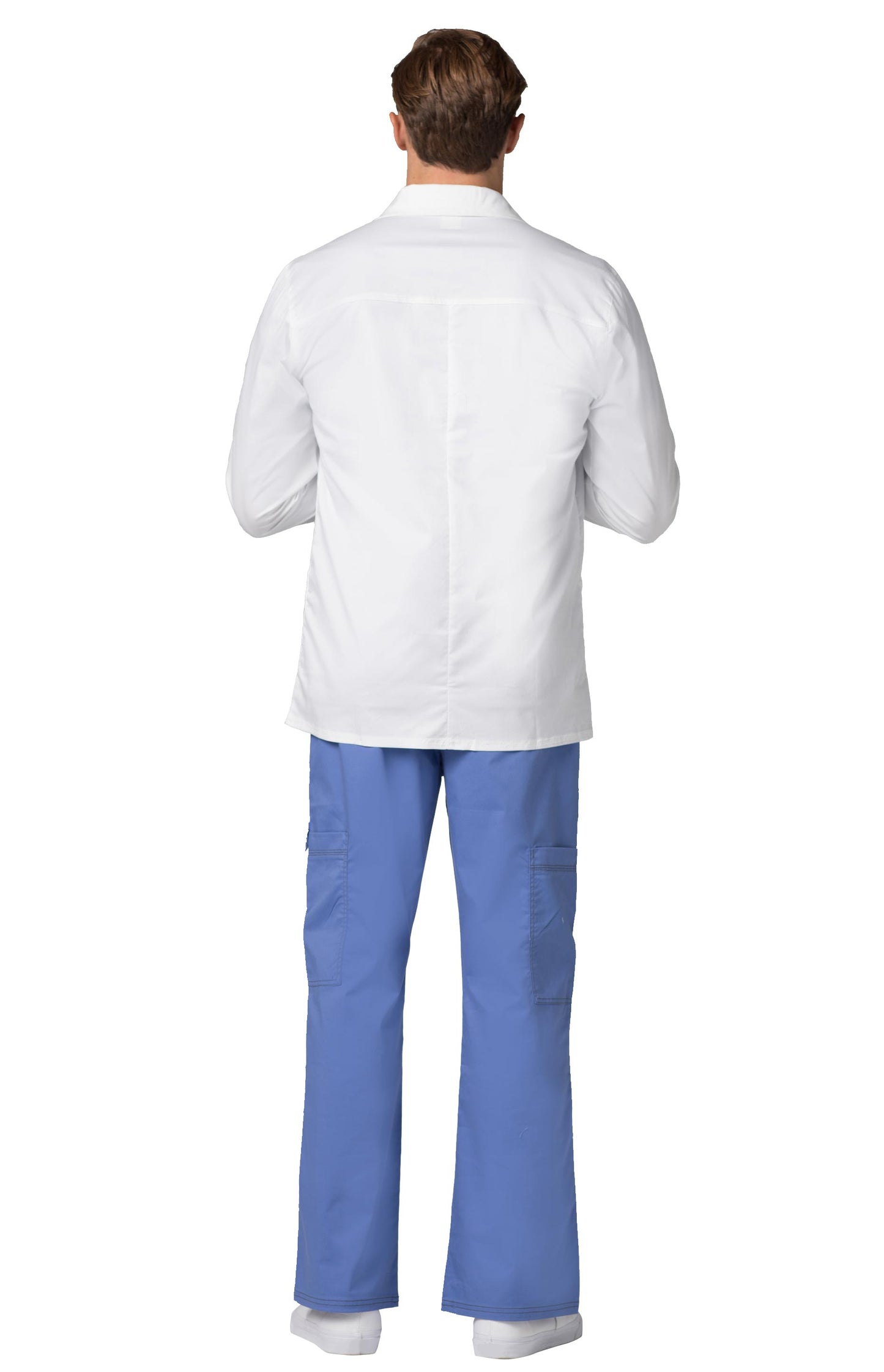 Adar Universal STRETCH Mens 31" Snap Front Lab Coat