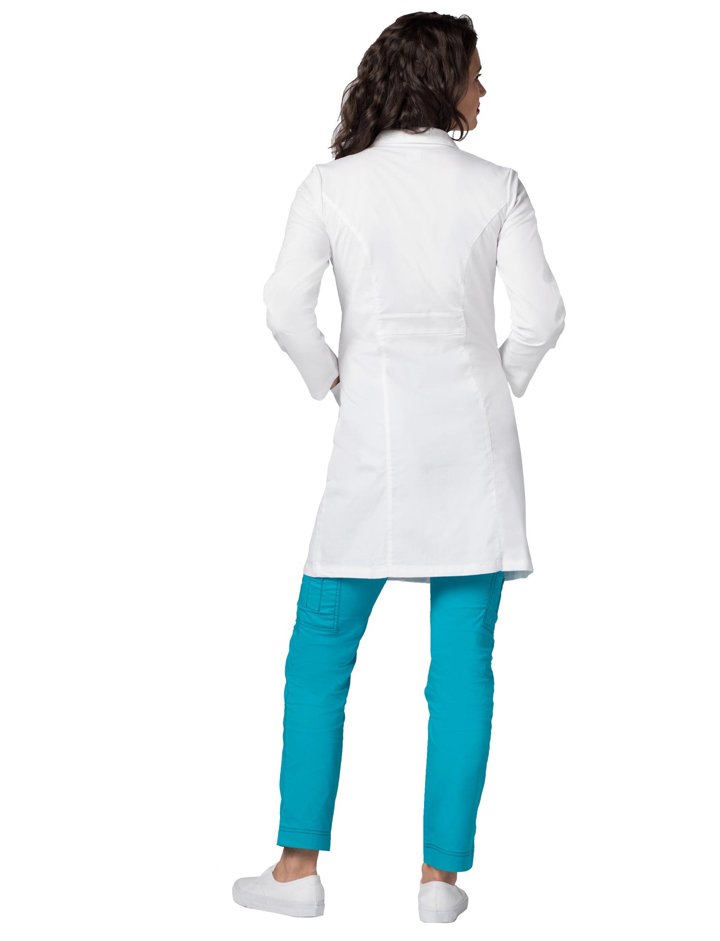 Adar Universal STRETCH Women's 36" Tab-Waist Lab Coat