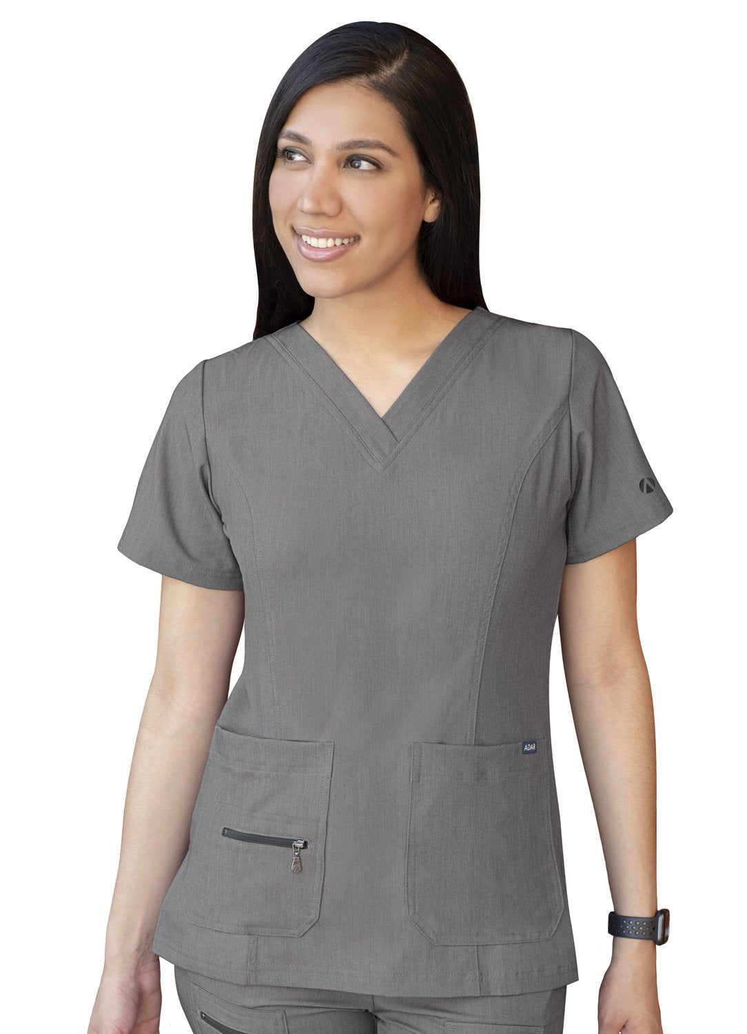 ADAR Pro Women’s Sweetheart V-neck Scrub Top