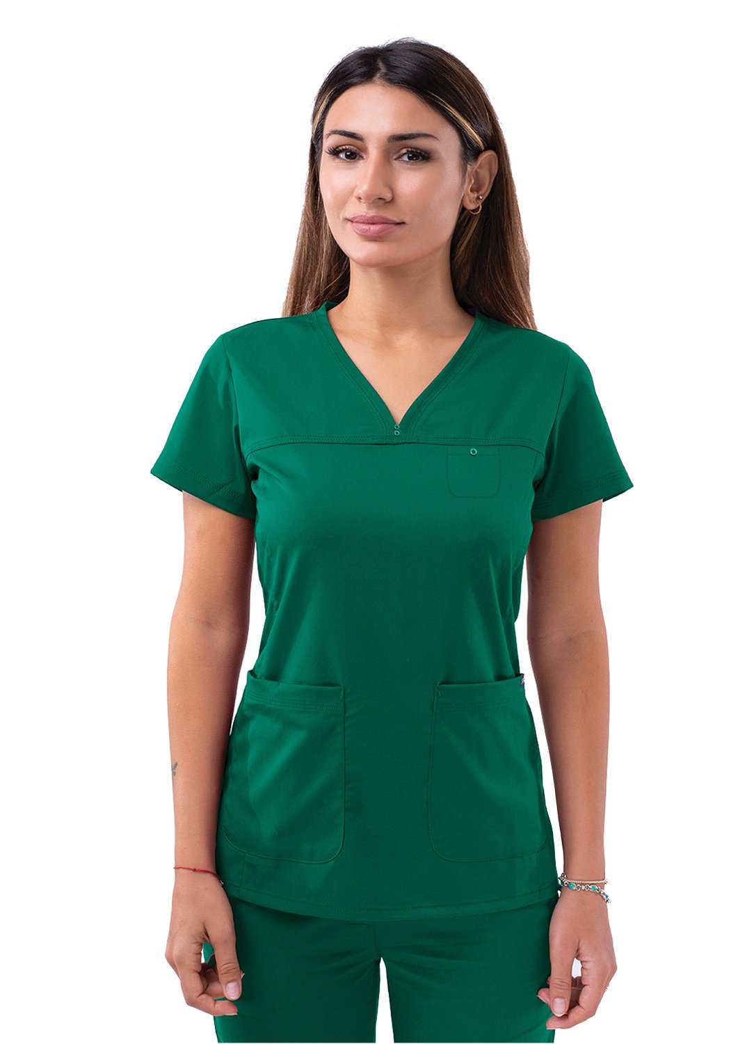 ADAR Pro Women’s Sweetheart V-neck Scrub Top