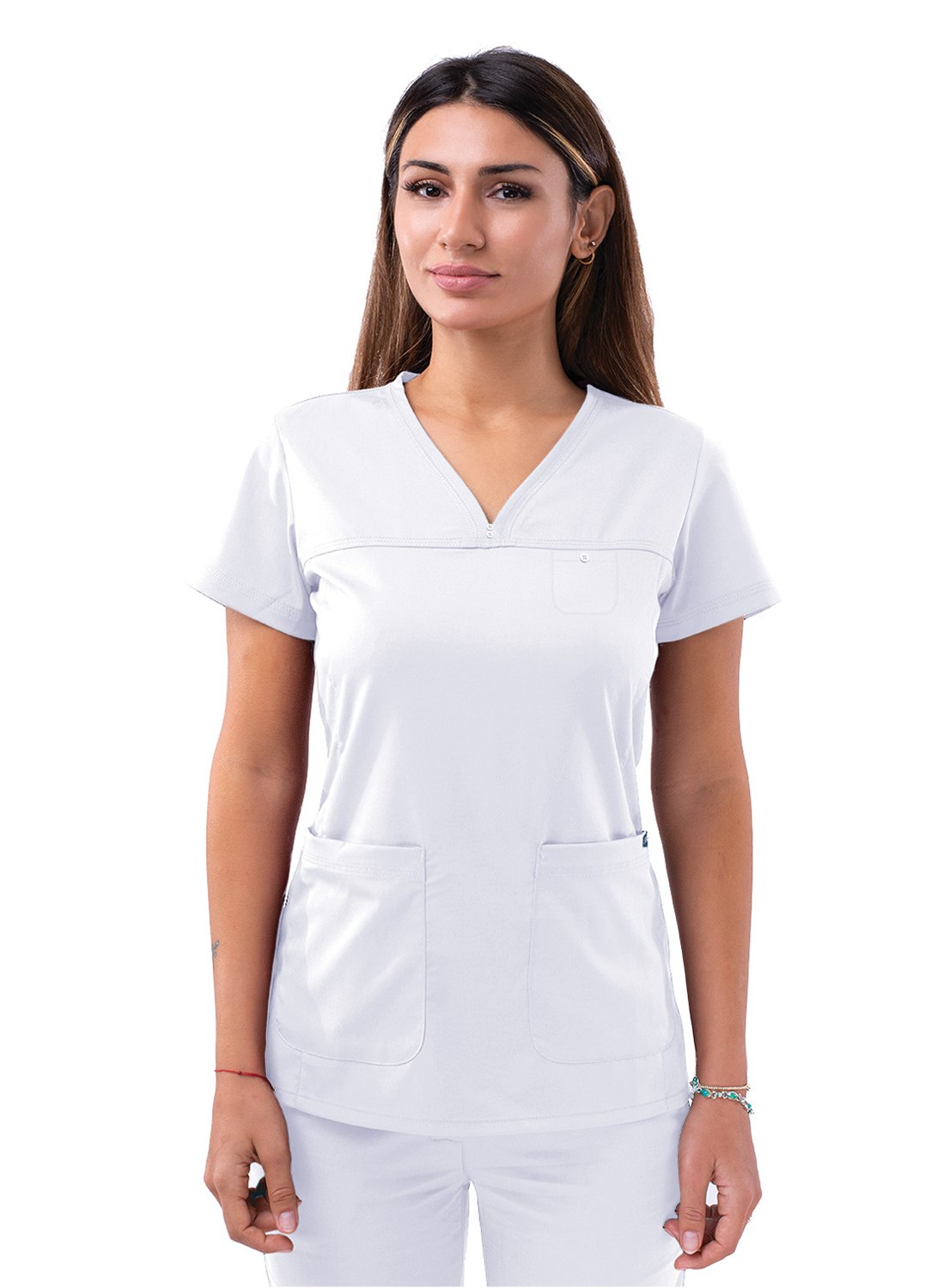 ADAR Pro Women’s Sweetheart V-neck Scrub Top