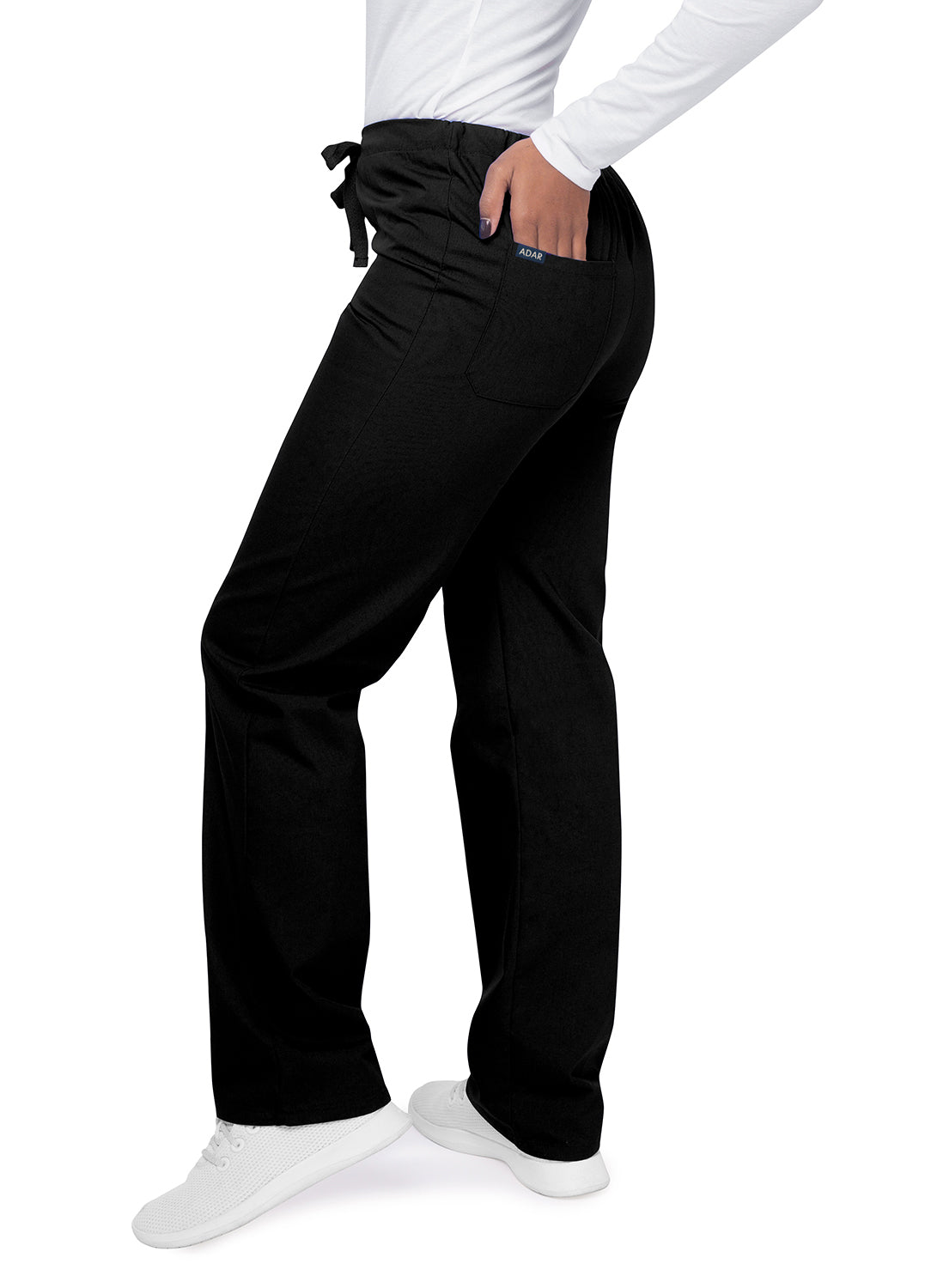 Adar Universal Unisex Natural-Rise Drawstring Tapered Leg Pants