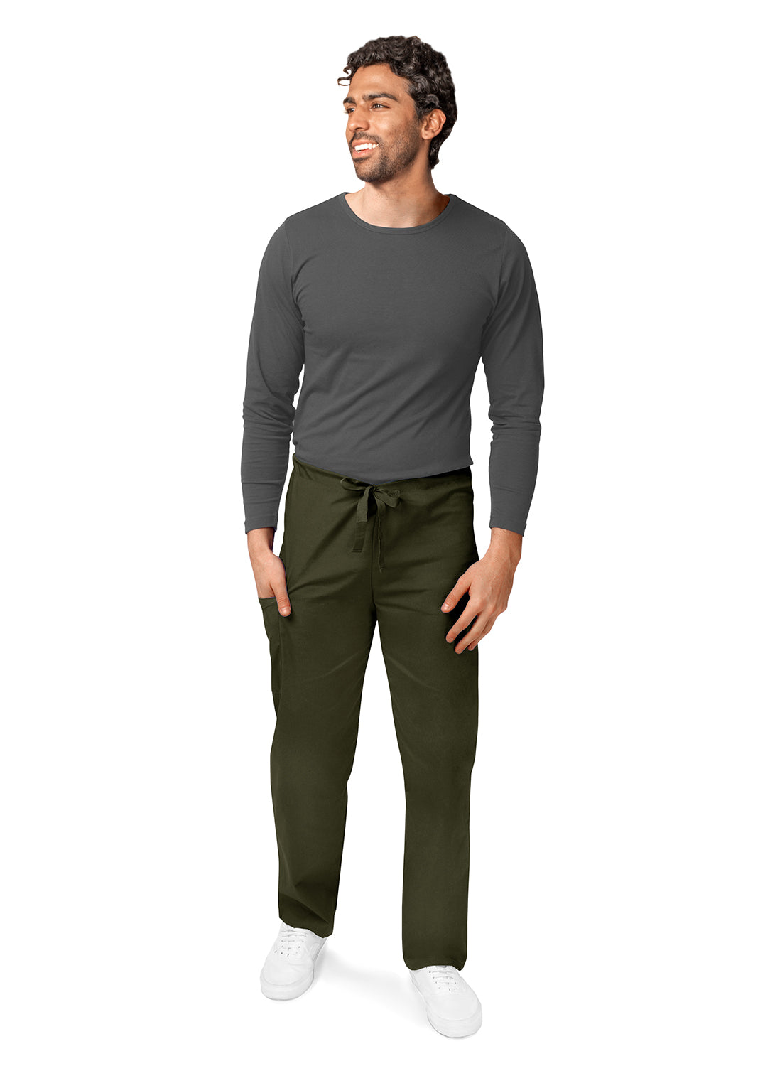 Adar Universal Unisex Natural-Rise Drawstring Tapered Leg Pants