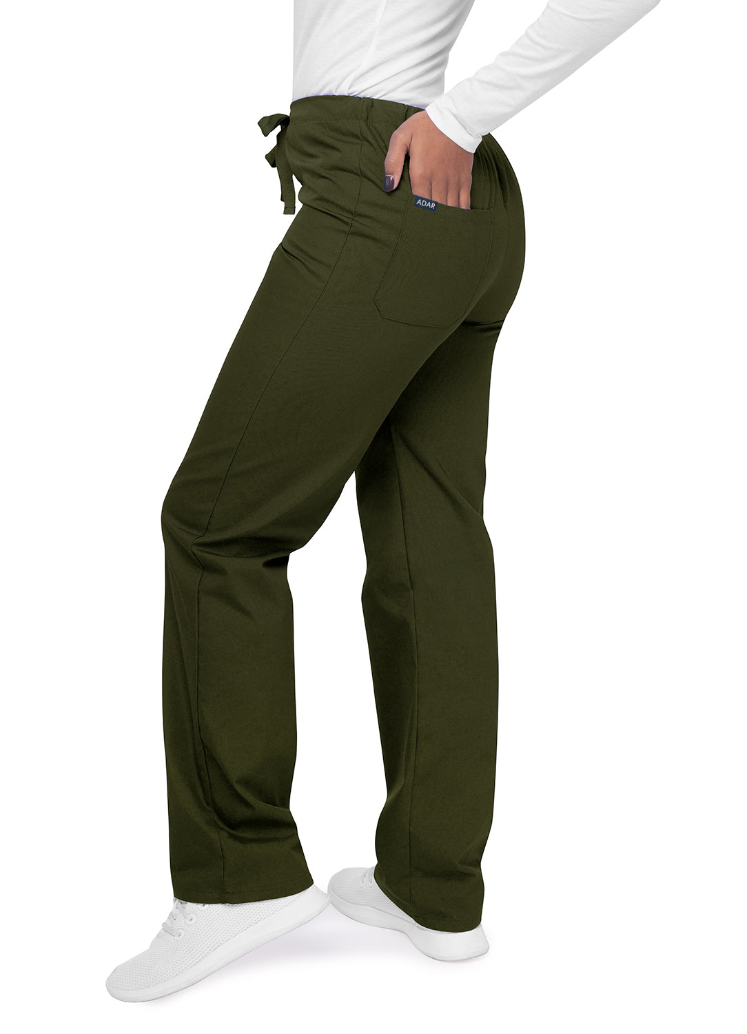 Adar Universal Unisex Natural-Rise Drawstring Tapered Leg Pants