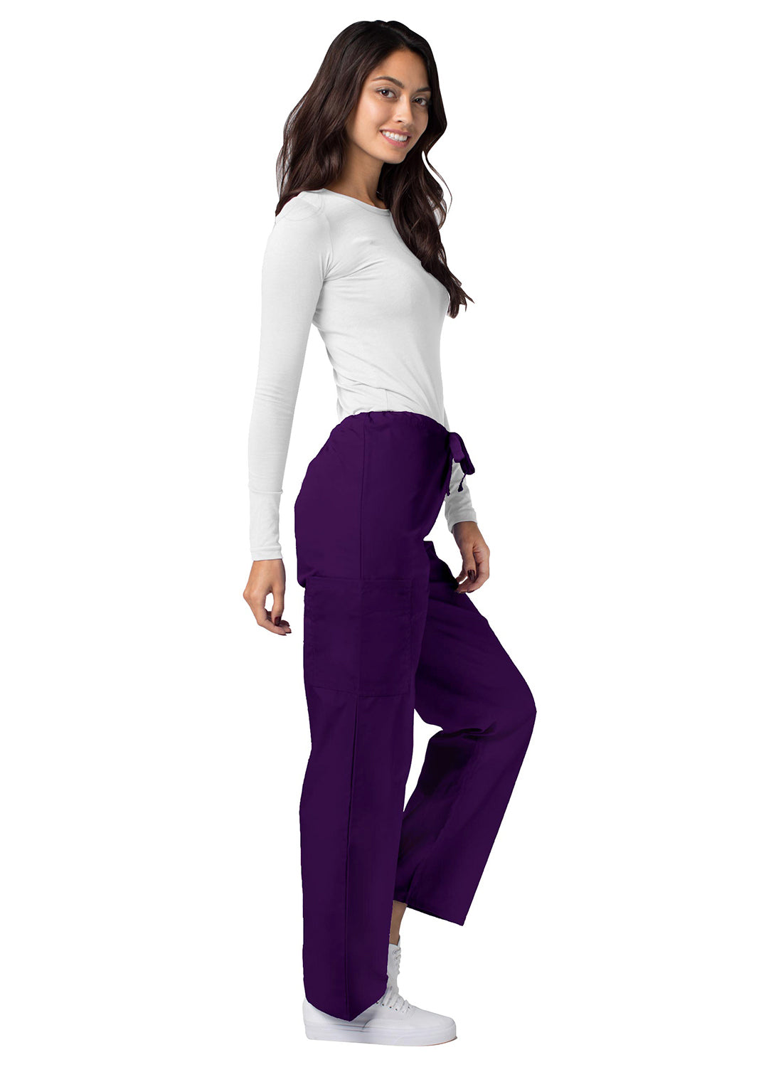 Adar Universal Unisex Natural-Rise Drawstring Tapered Leg Pants (More Color)