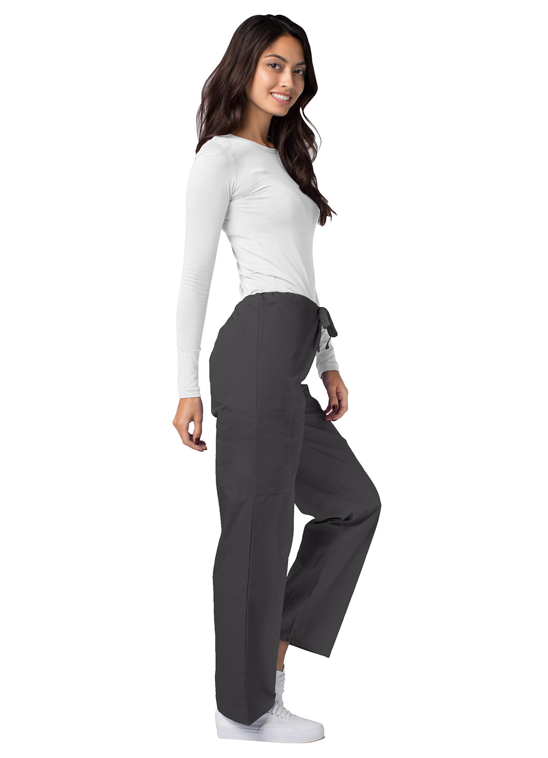 Adar Universal Unisex Natural-Rise Drawstring Tapered Leg Pants (More Color)
