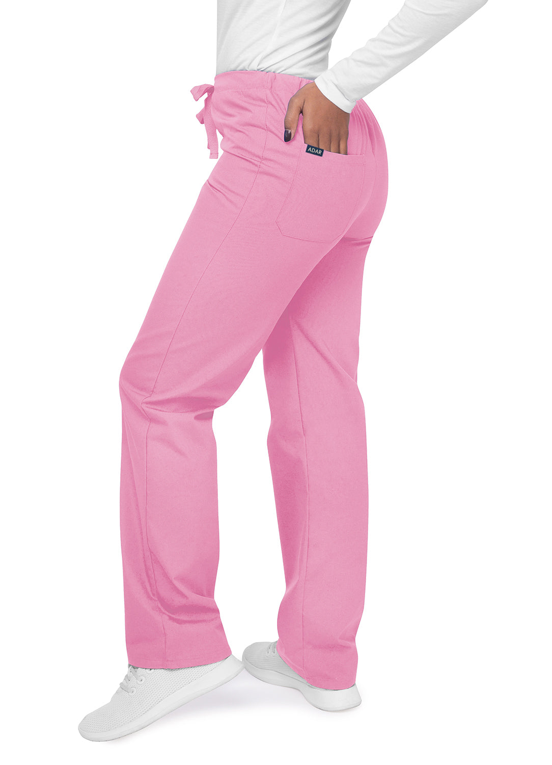 Adar Universal Unisex Natural-Rise Drawstring Tapered Leg Pants (More Color)