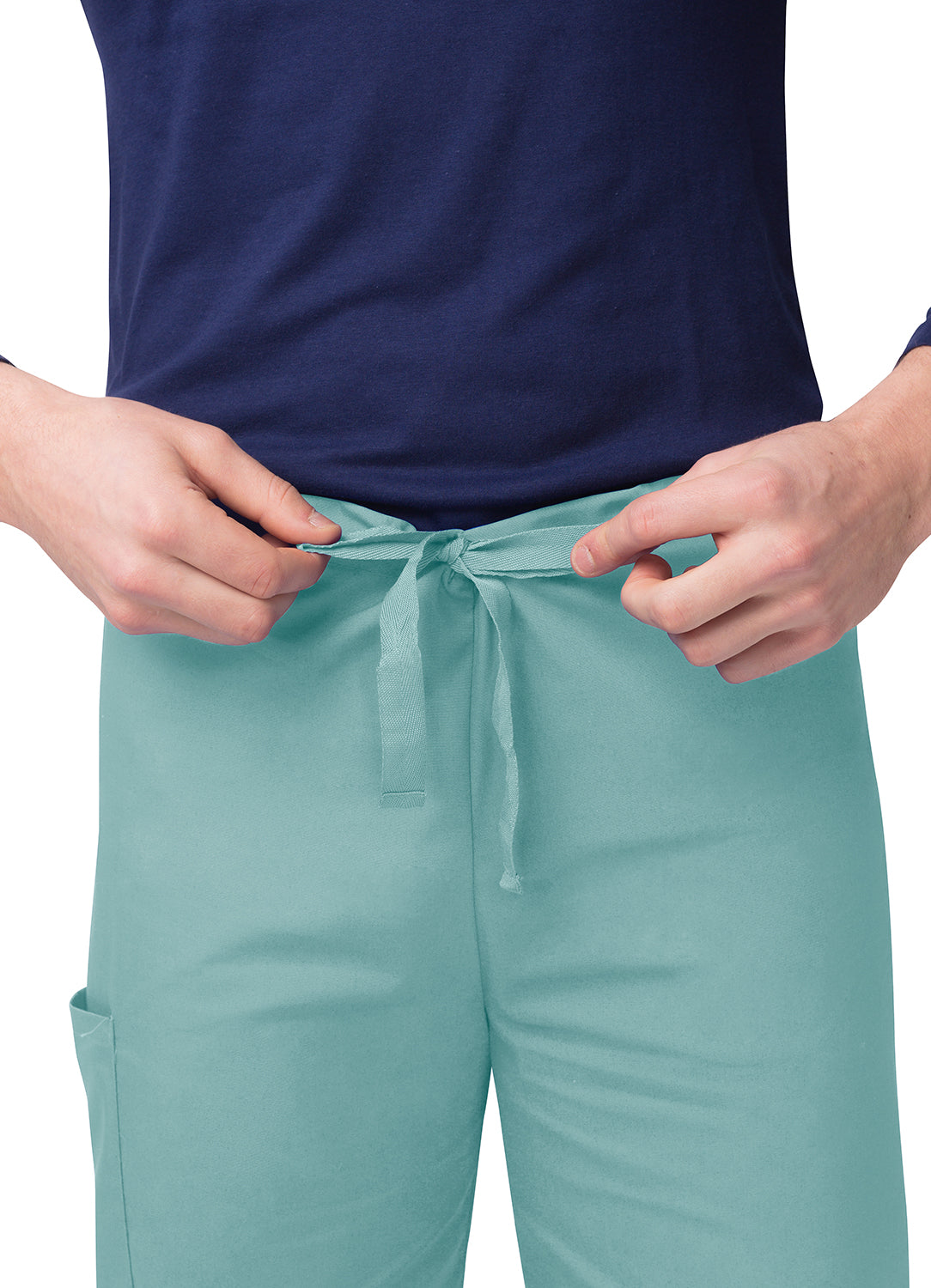 Adar Universal Unisex Natural-Rise Drawstring Tapered Leg Pants (More Color)