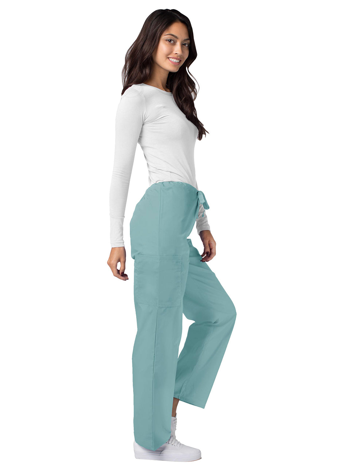 Adar Universal Unisex Natural-Rise Drawstring Tapered Leg Pants (More Color)
