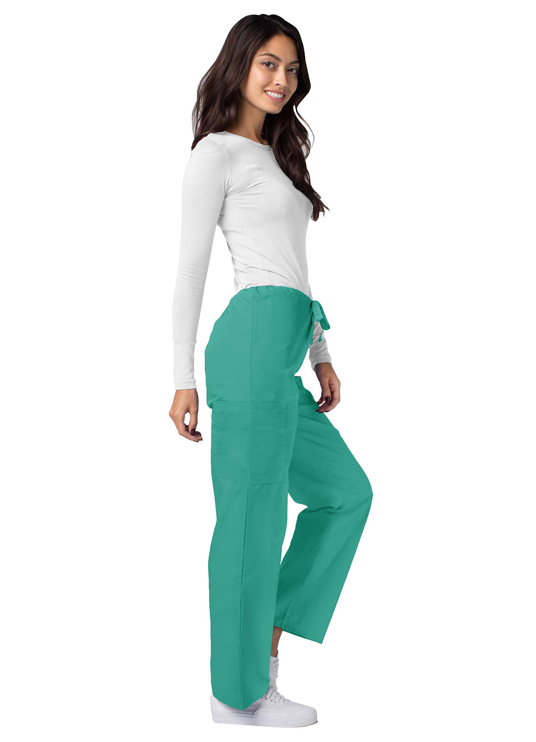 Adar Universal Unisex Natural-Rise Drawstring Tapered Leg Pants (More Color)
