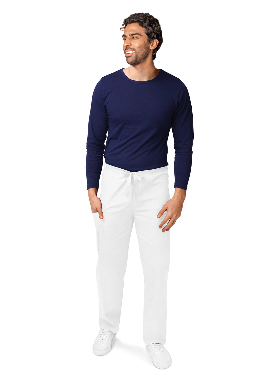 Adar Universal Unisex Natural-Rise Drawstring Tapered Leg Pants (More Color)