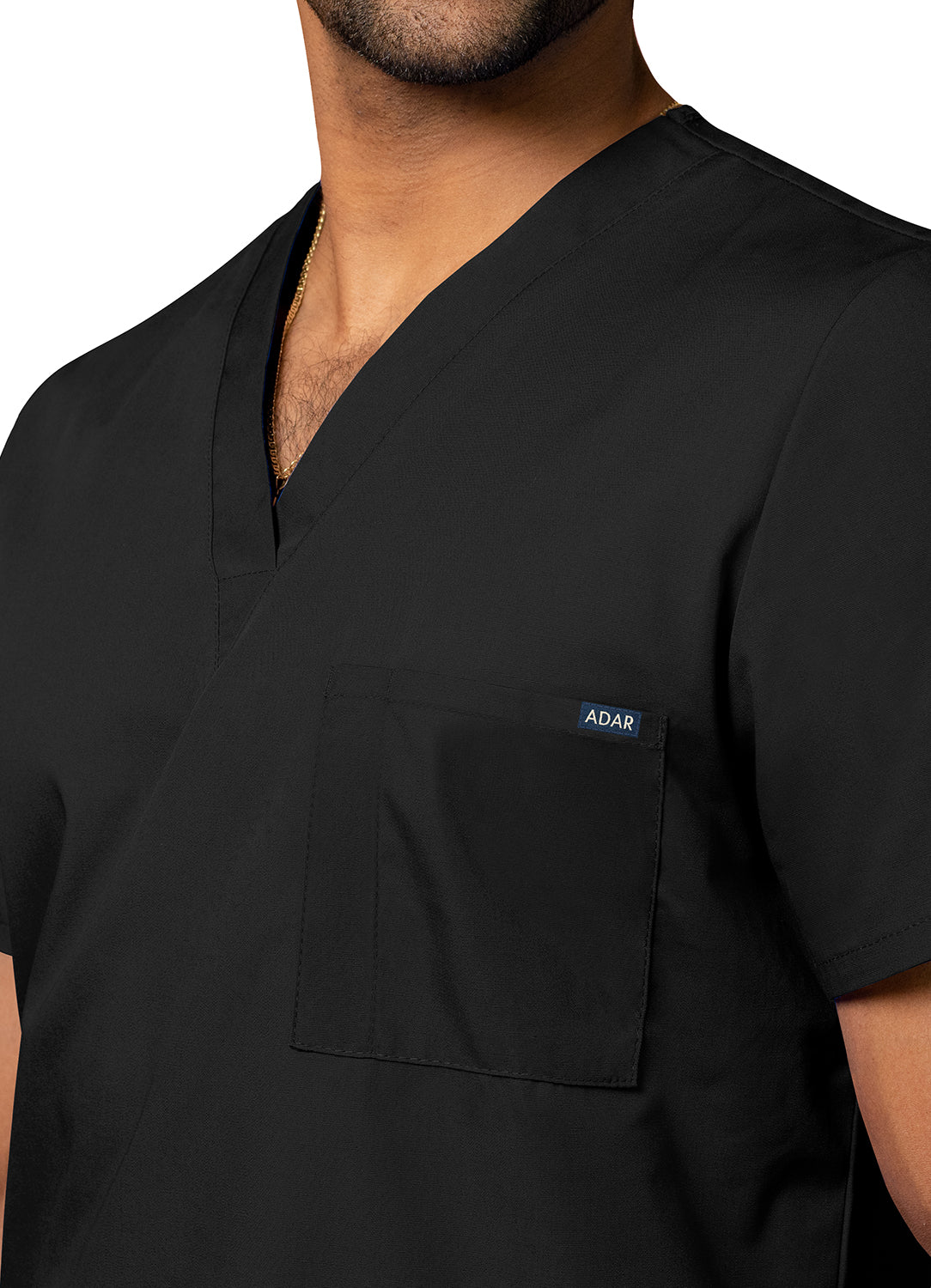 Adar Universal Unisex V Neck Tunic 1 Pocket