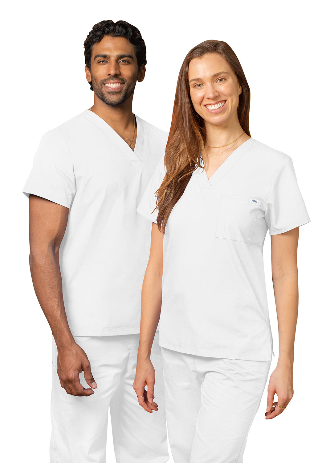 Adar Universal Unisex V Neck Tunic 1 Pocket (More Color)