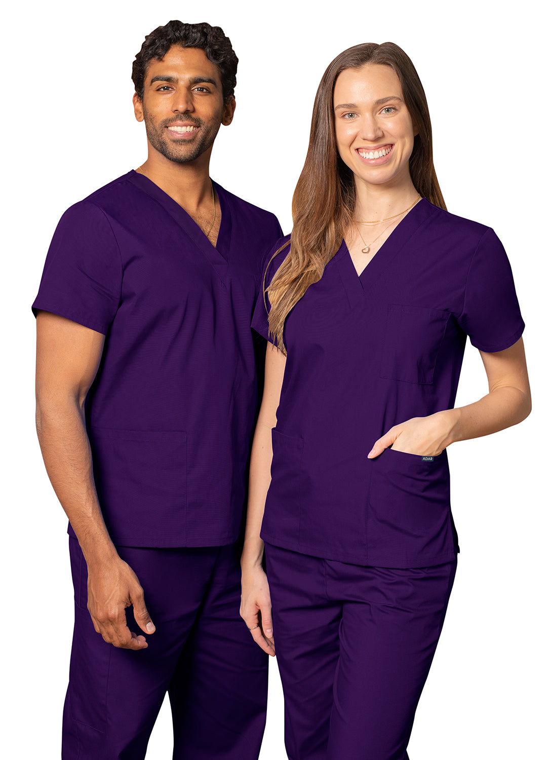 Adar Universal Unisex V-Neck Tunic 3 Pocket (More Color)