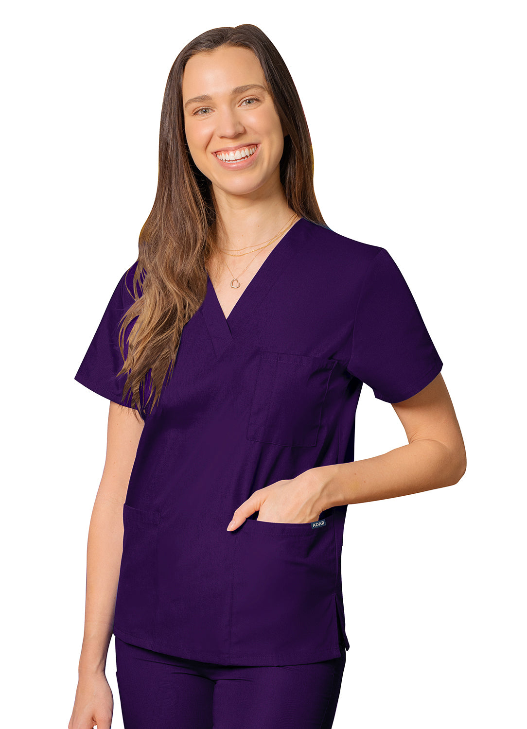 Adar Universal Unisex V-Neck Tunic 3 Pocket (More Color)