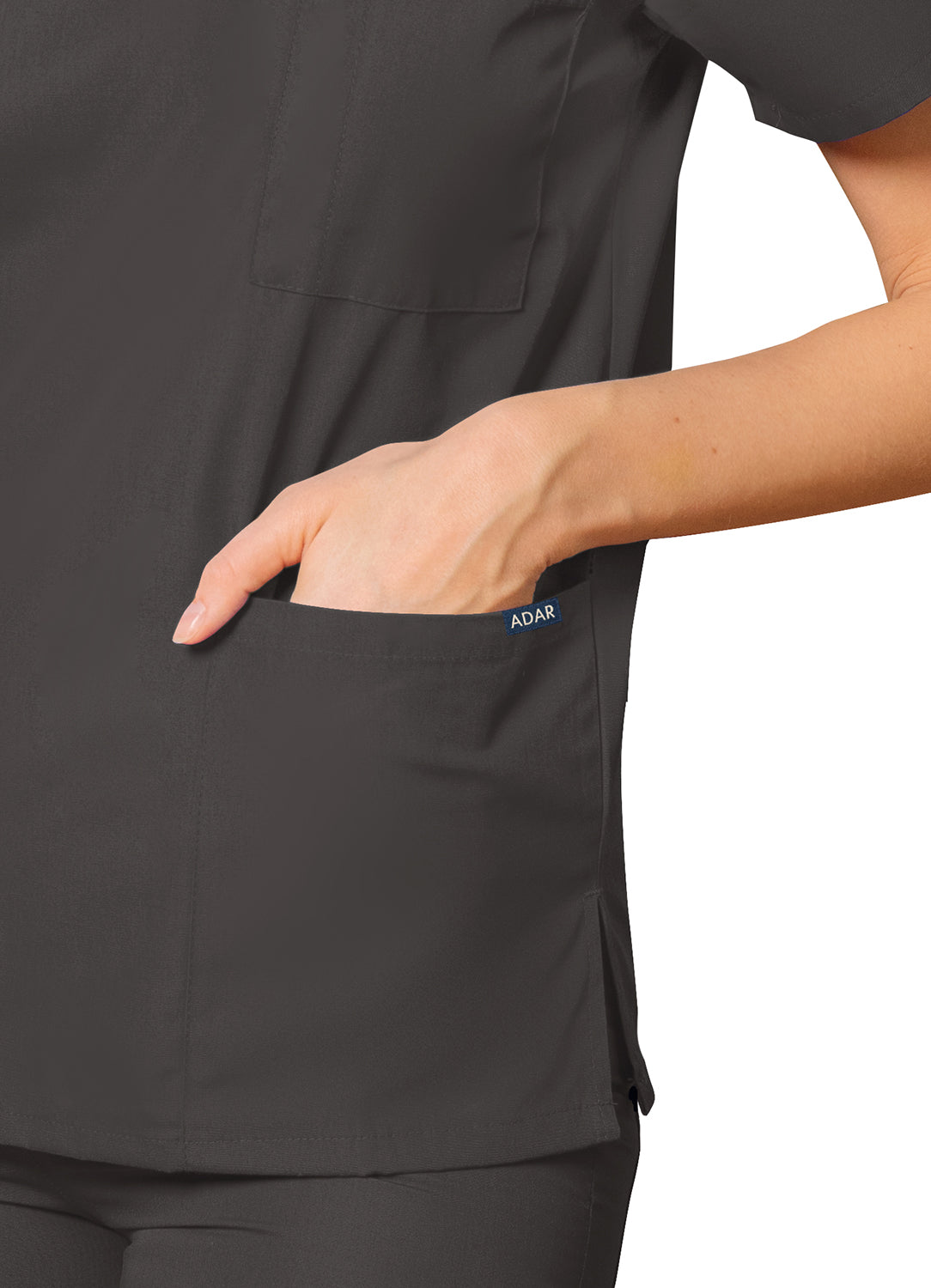 Adar Universal Unisex V-Neck Tunic 3 Pocket (More Color)