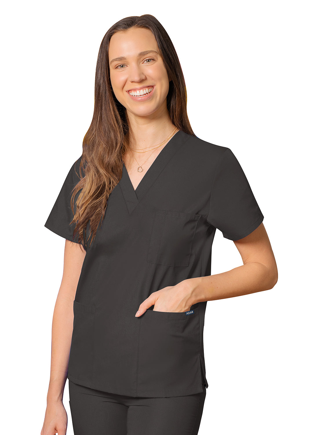 Adar Universal Unisex V-Neck Tunic 3 Pocket (More Color)