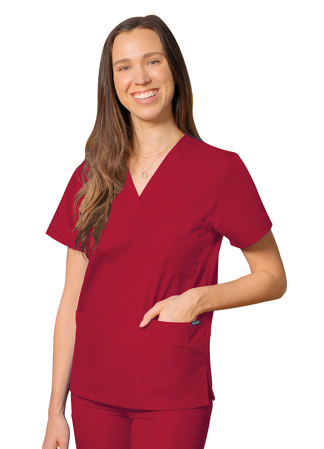 Adar Universal Unisex V-Neck Tunic 3 Pocket (More Color)
