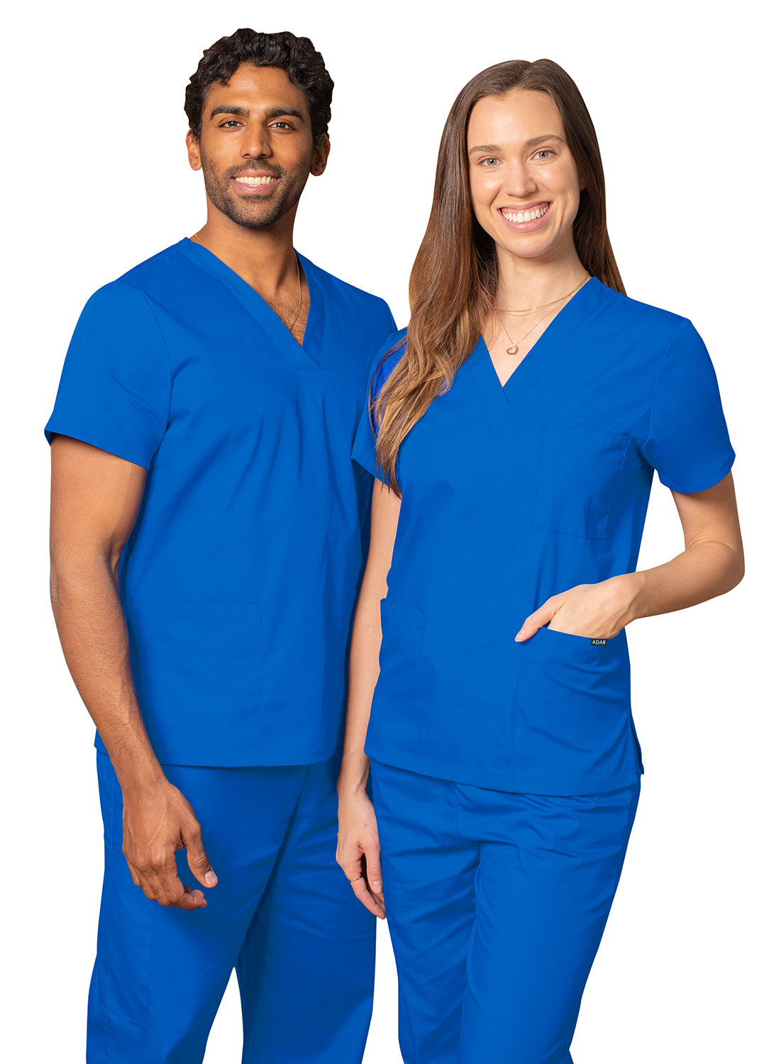 Adar Universal Unisex V-Neck Tunic 3 Pocket (More Color)