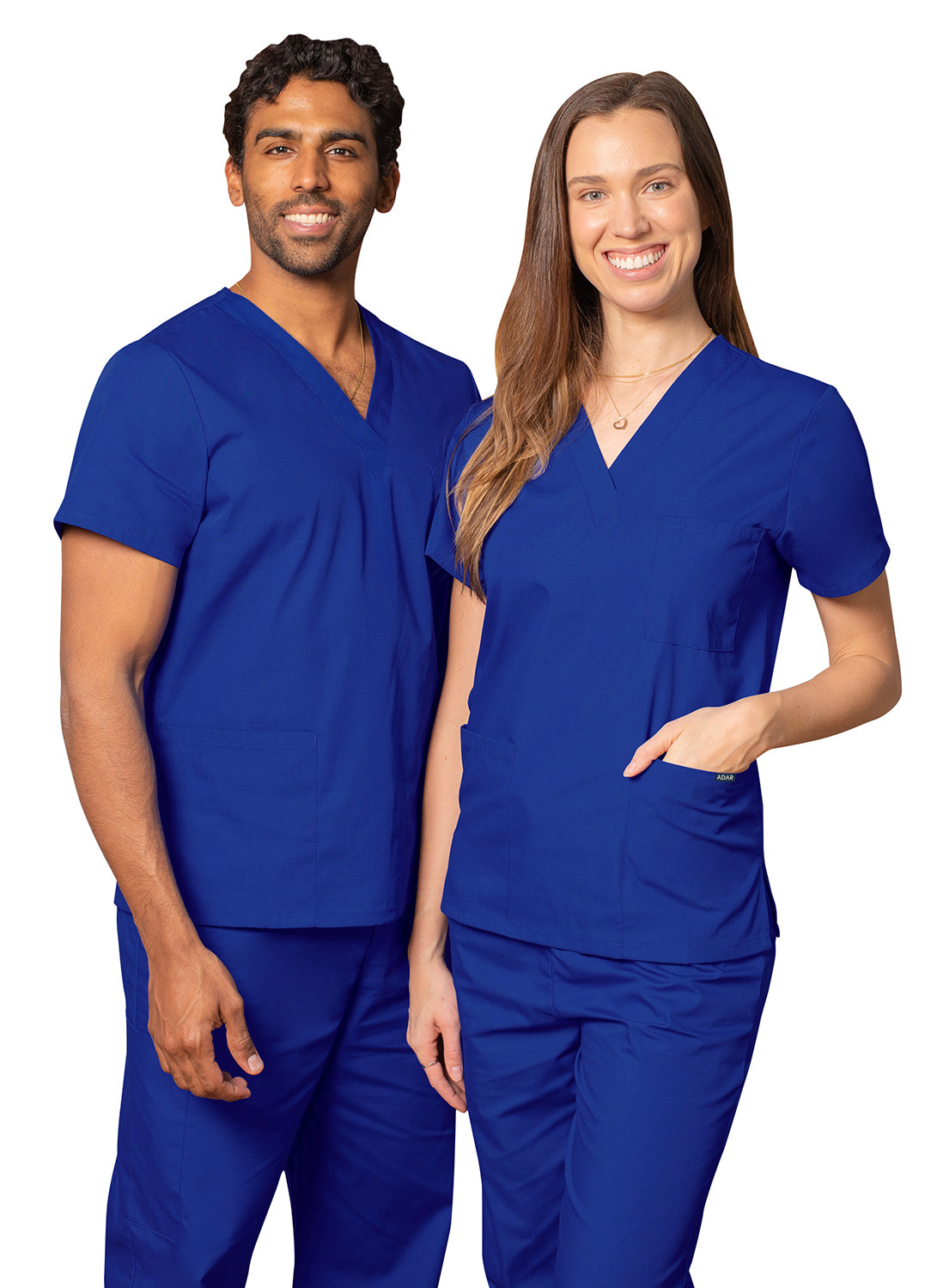 Adar Universal Unisex V-Neck Tunic 3 Pocket (More Color)