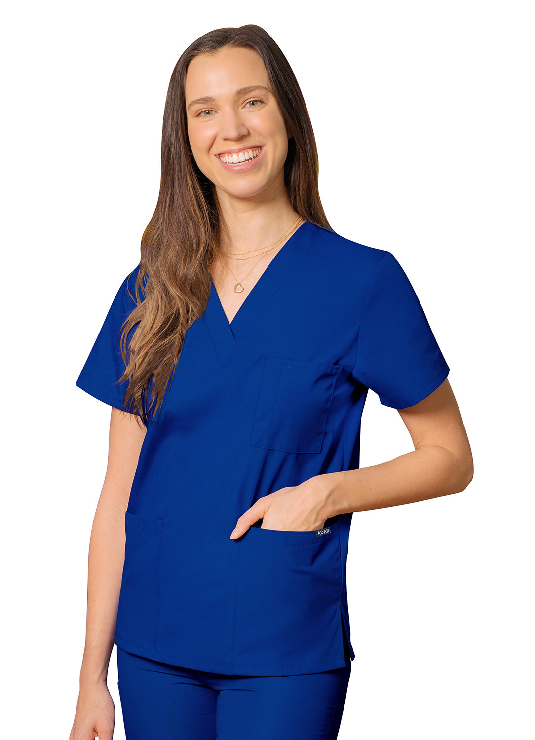 Adar Universal Unisex V-Neck Tunic 3 Pocket (More Color)
