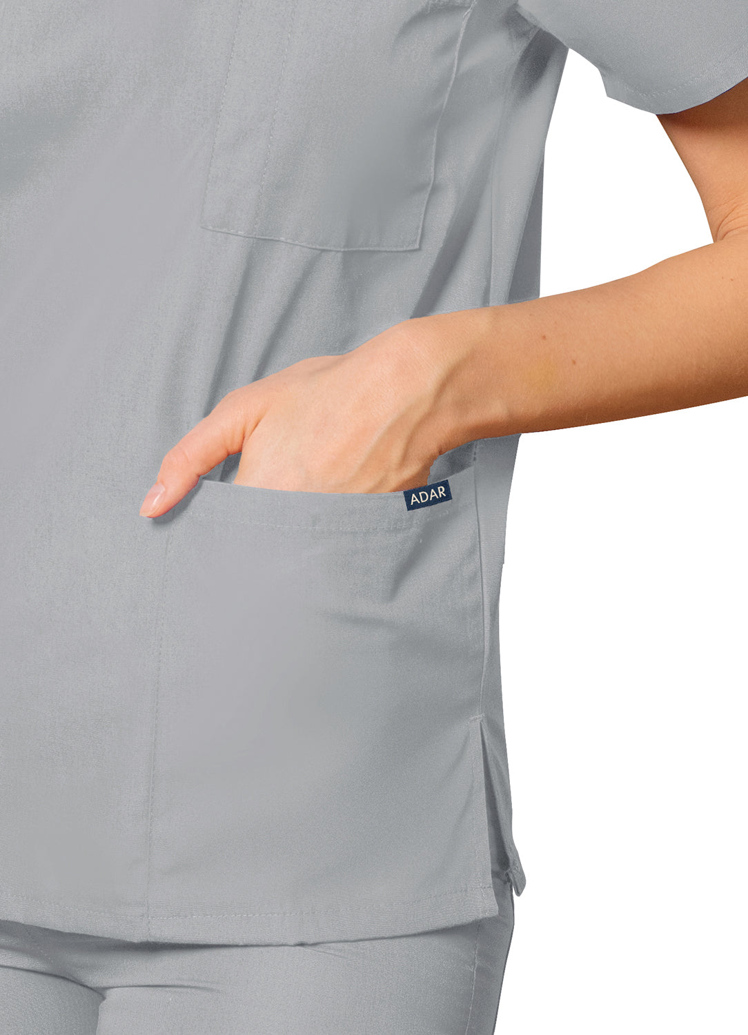 Adar Universal Unisex V-Neck Tunic 3 Pocket (More Color)