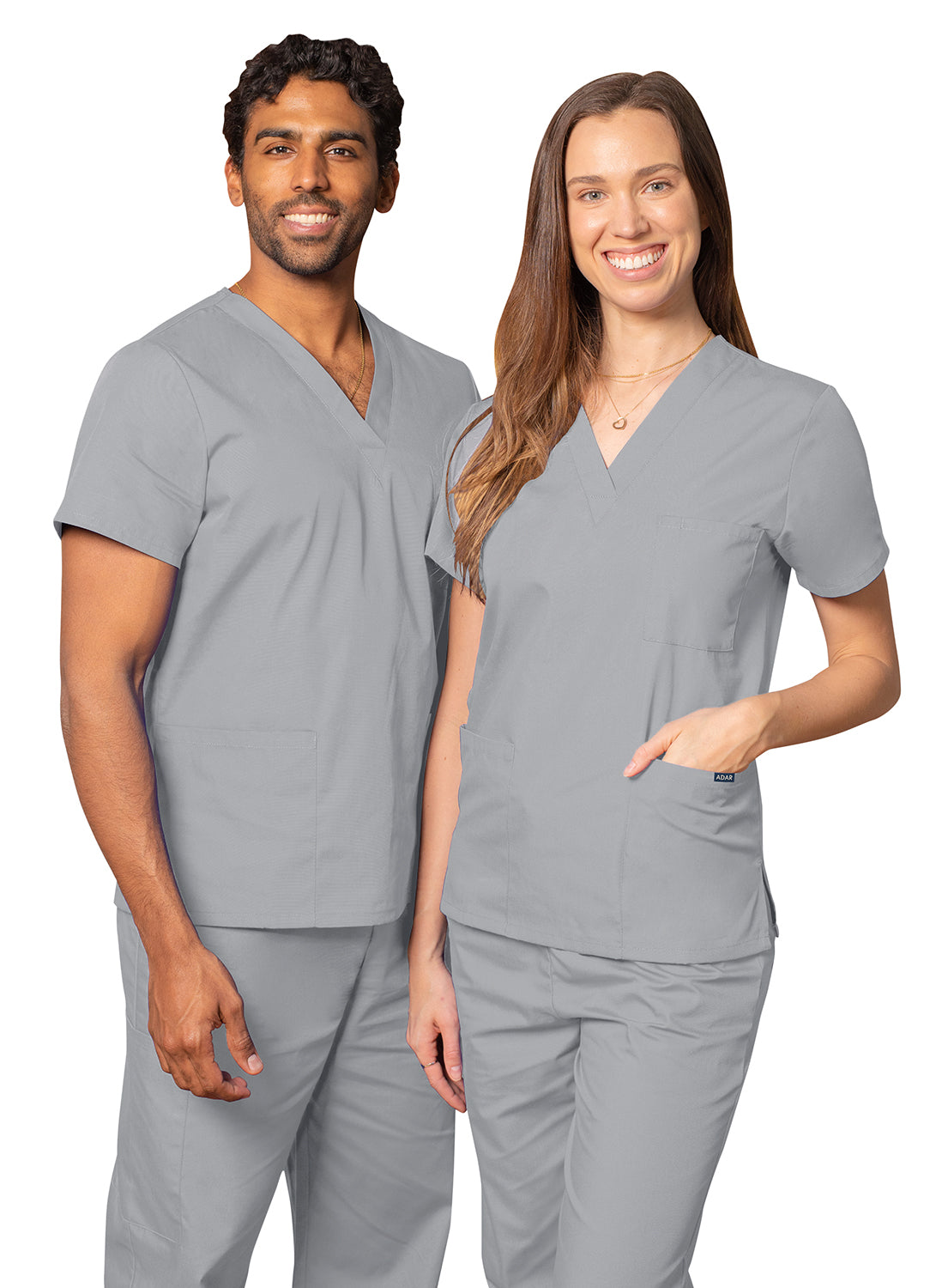 Adar Universal Unisex V-Neck Tunic 3 Pocket (More Color)