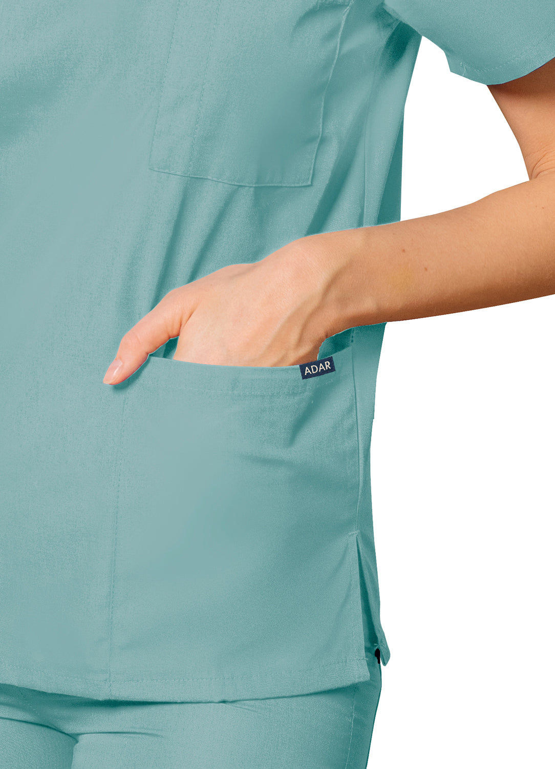 Adar Universal Unisex V-Neck Tunic 3 Pocket (More Color)