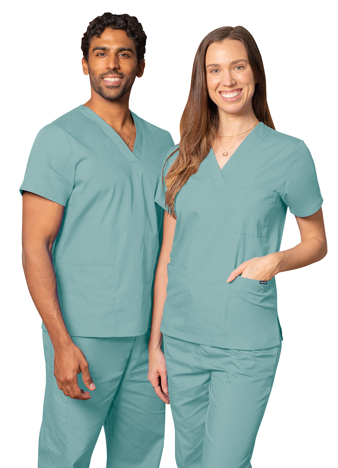 Adar Universal Unisex V-Neck Tunic 3 Pocket (More Color)