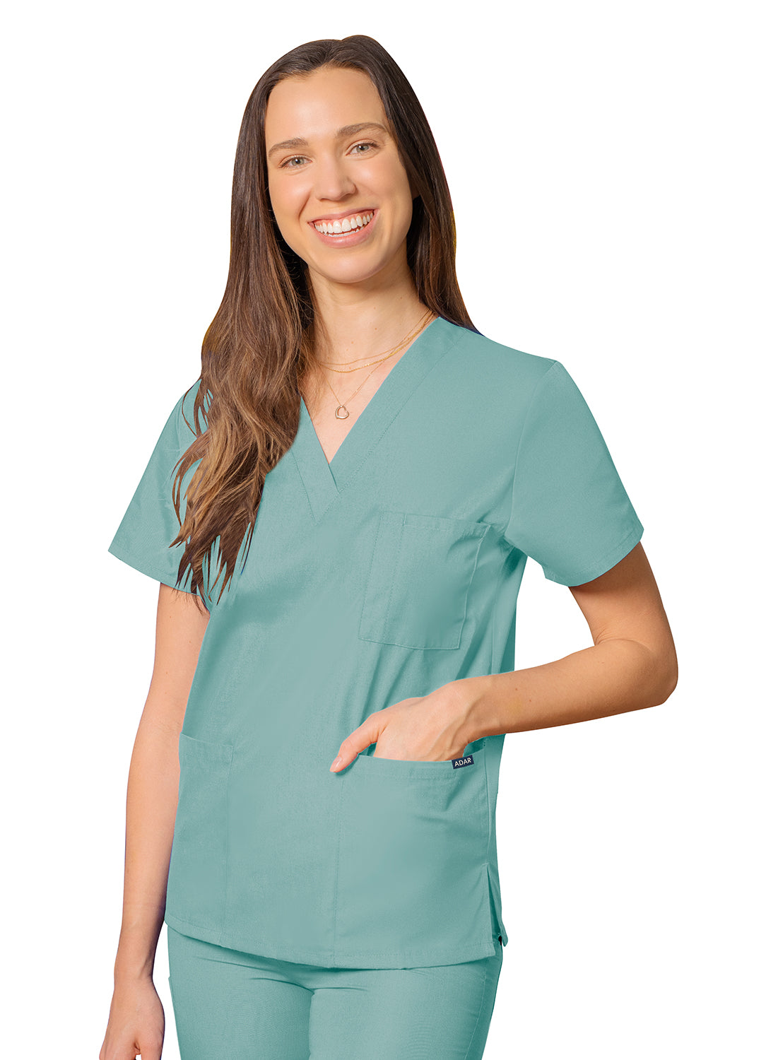 Adar Universal Unisex V-Neck Tunic 3 Pocket (More Color)