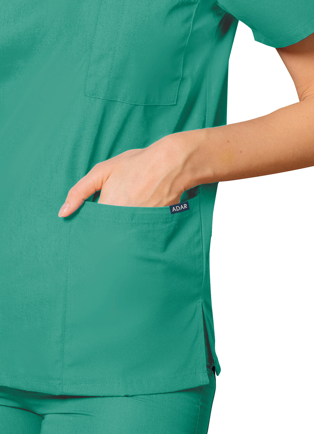 Adar Universal Unisex V-Neck Tunic 3 Pocket (More Color)