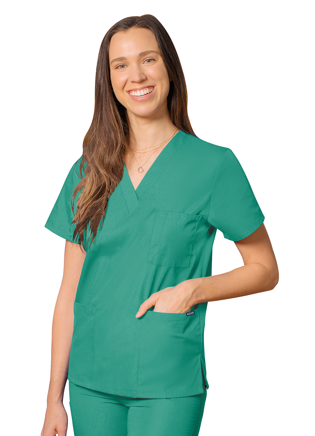 Adar Universal Unisex V-Neck Tunic 3 Pocket (More Color)