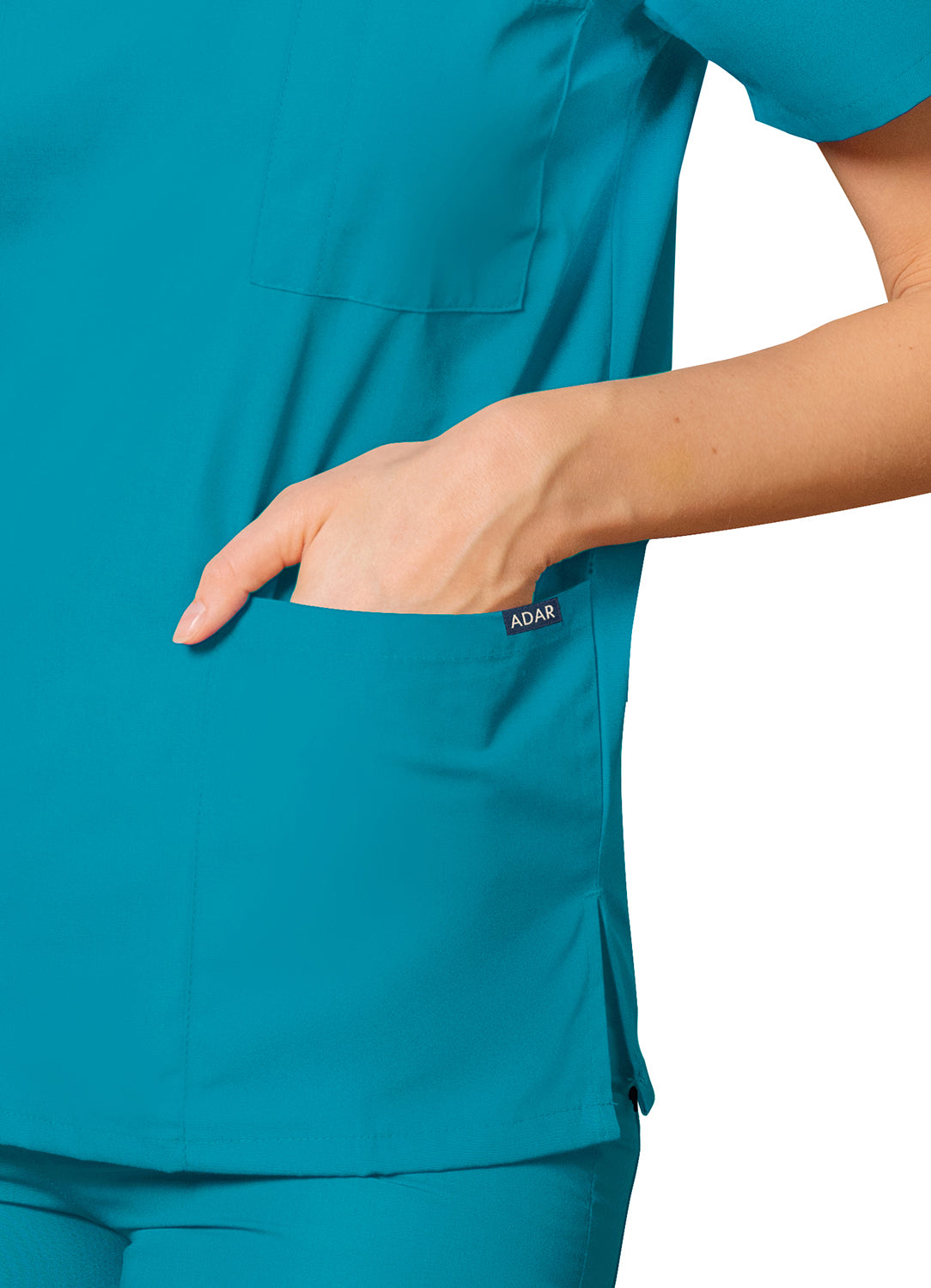 Adar Universal Unisex V-Neck Tunic 3 Pocket (More Color)