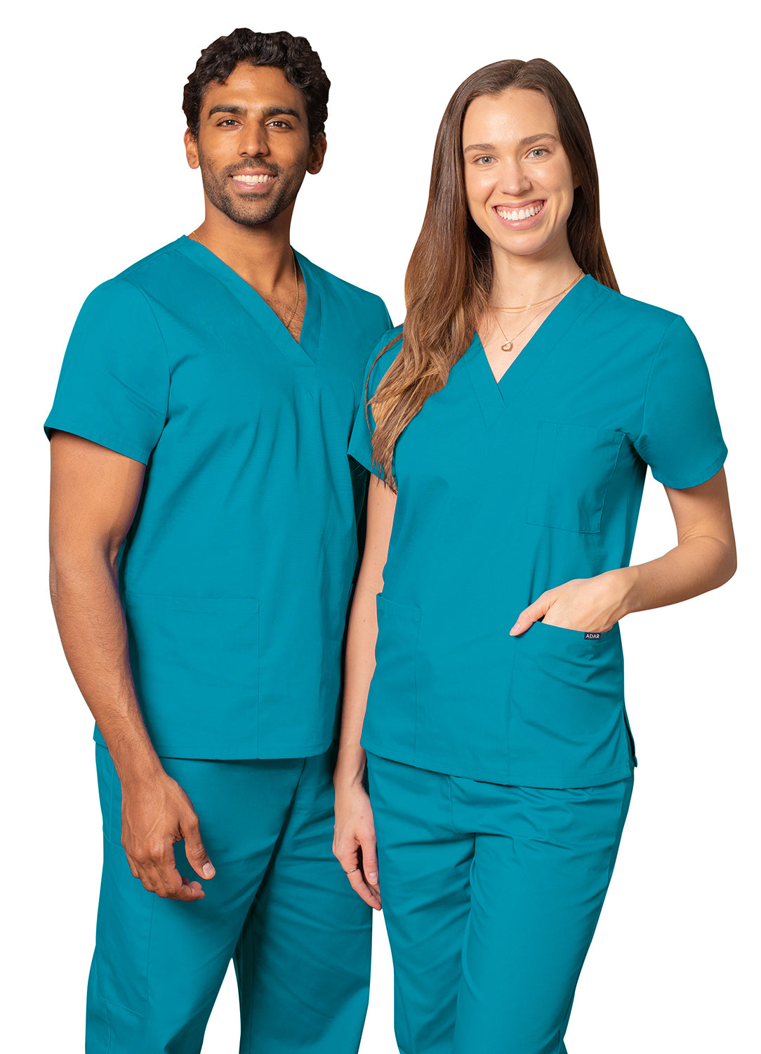 Adar Universal Unisex V-Neck Tunic 3 Pocket (More Color)