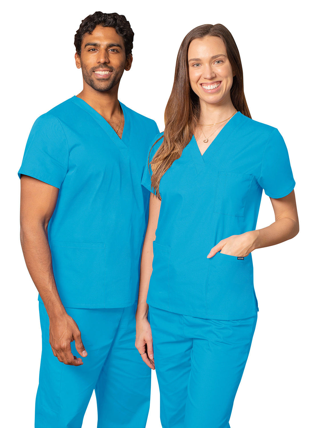 Adar Universal Unisex V-Neck Tunic 3 Pocket (More Color)