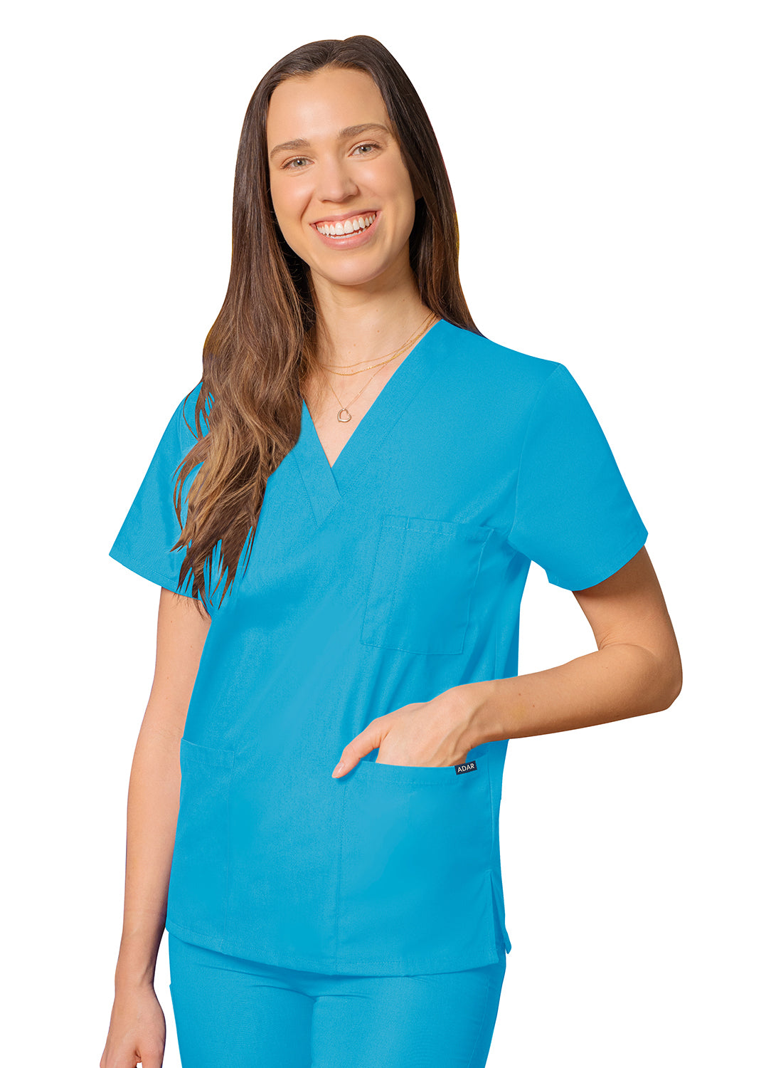 Adar Universal Unisex V-Neck Tunic 3 Pocket (More Color)