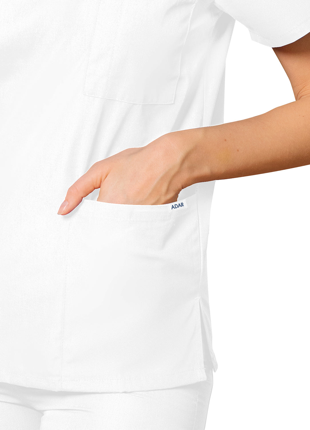 Adar Universal Unisex V-Neck Tunic 3 Pocket (More Color)