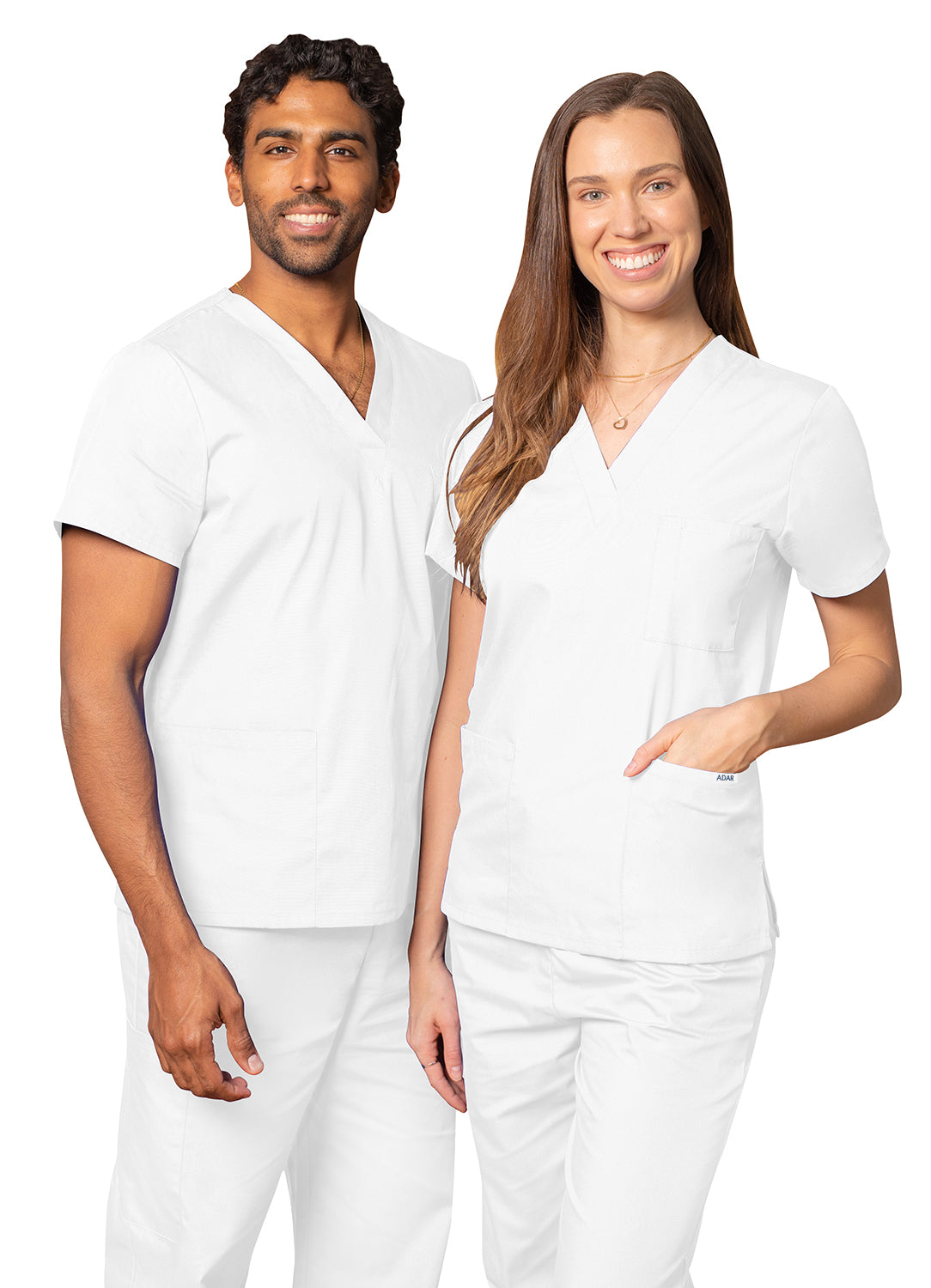 Adar Universal Unisex V-Neck Tunic 3 Pocket (More Color)