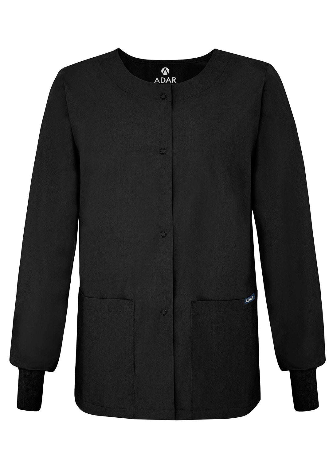 Adar Universal Round Neck Warm-Up Jacket