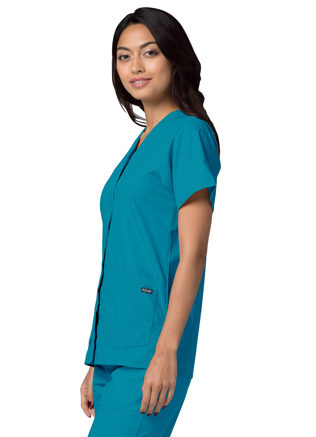 Adar Universal Double Pocket Snap Front Top (More Color)