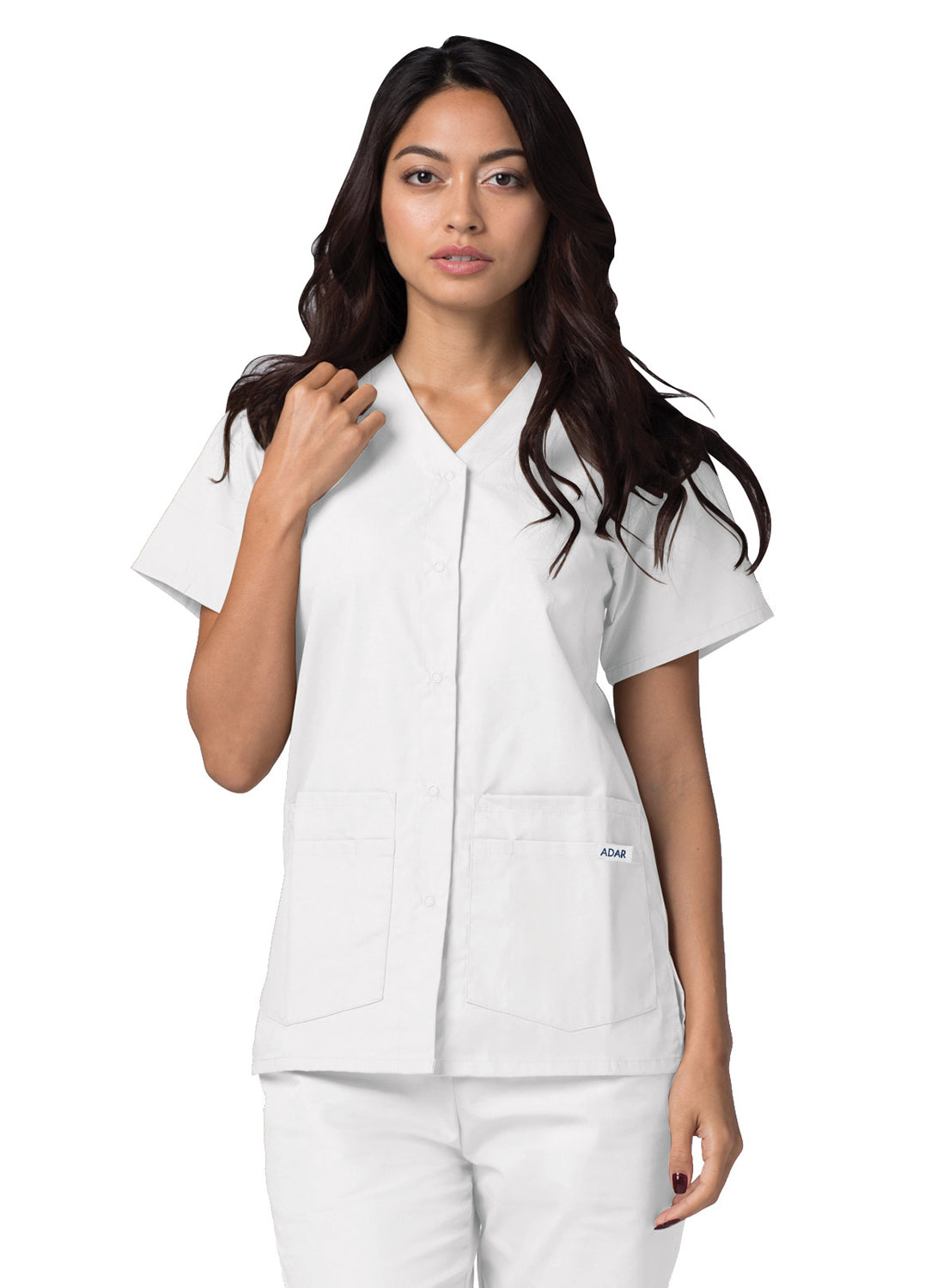 Adar Universal Double Pocket Snap Front Top (More Color)