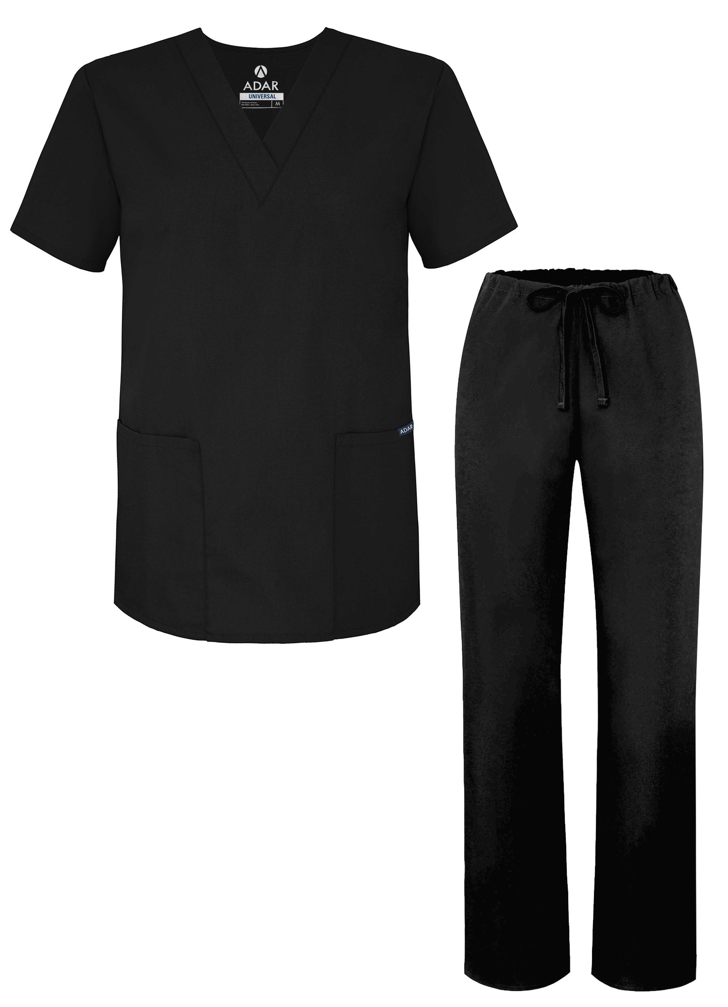 Adar Universal Unisex Drawstring Scrub Set