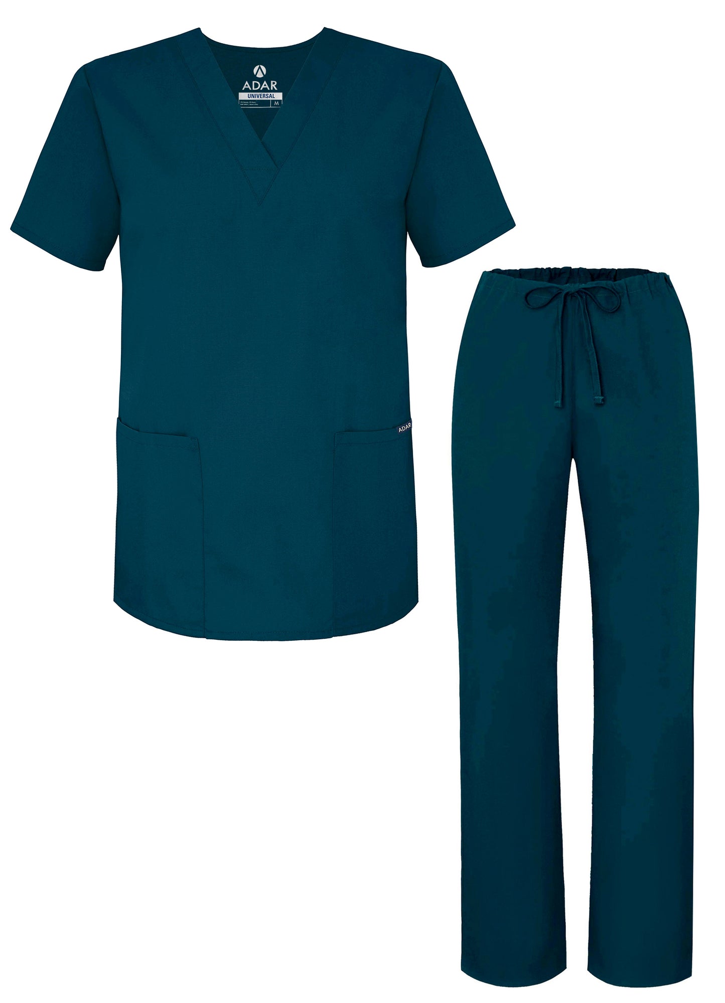 Adar Universal Unisex Drawstring Scrub Set