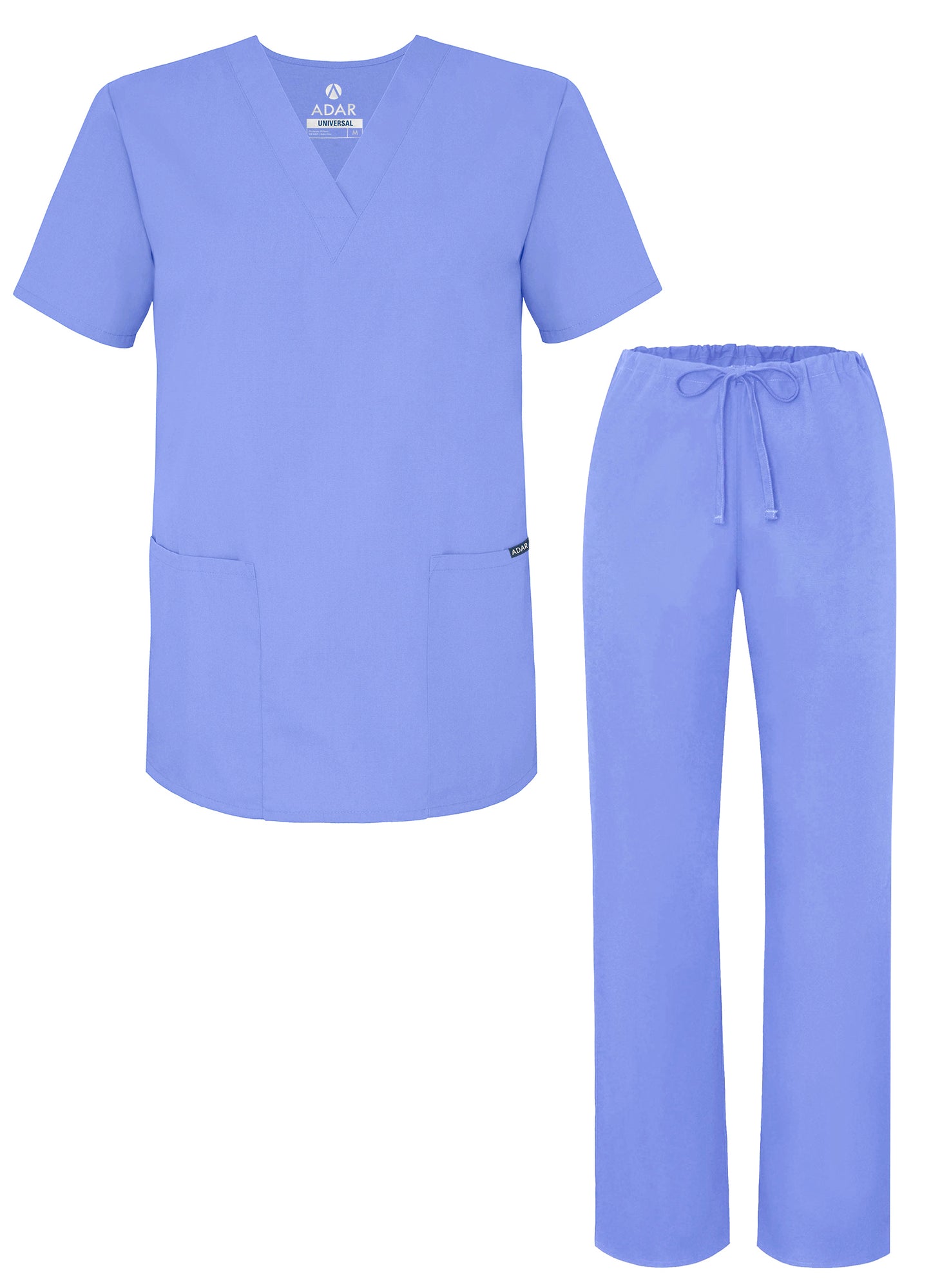 Adar Universal Unisex Drawstring Scrub Set