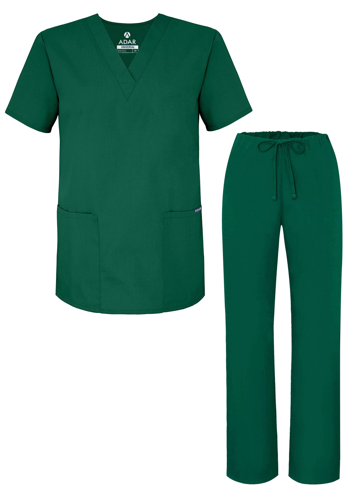 Adar Universal Unisex Drawstring Scrub Set