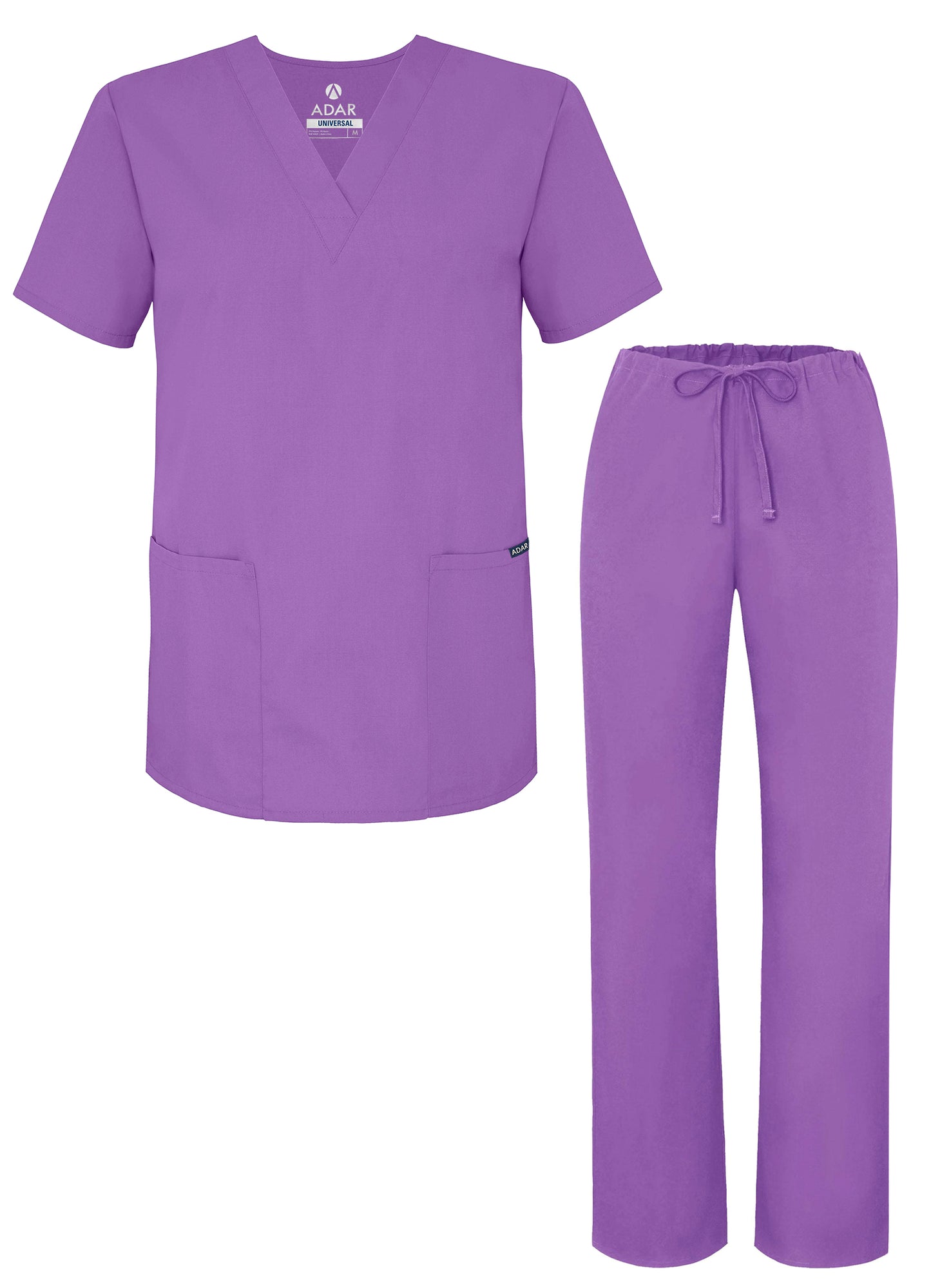 Adar Universal Unisex Drawstring Scrub Set