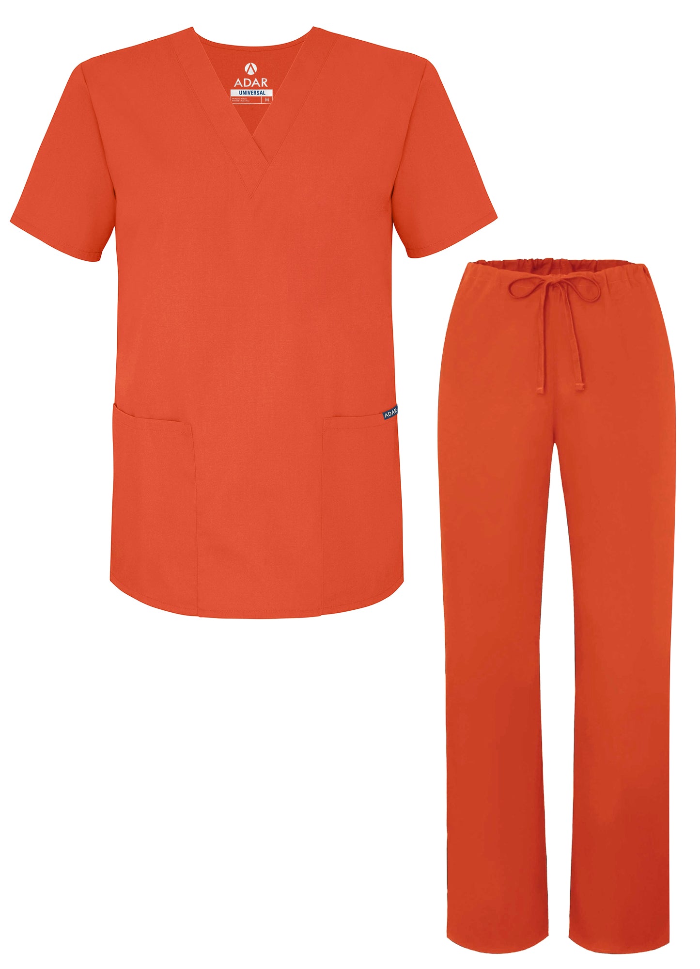 Adar Universal Unisex Drawstring Scrub Set