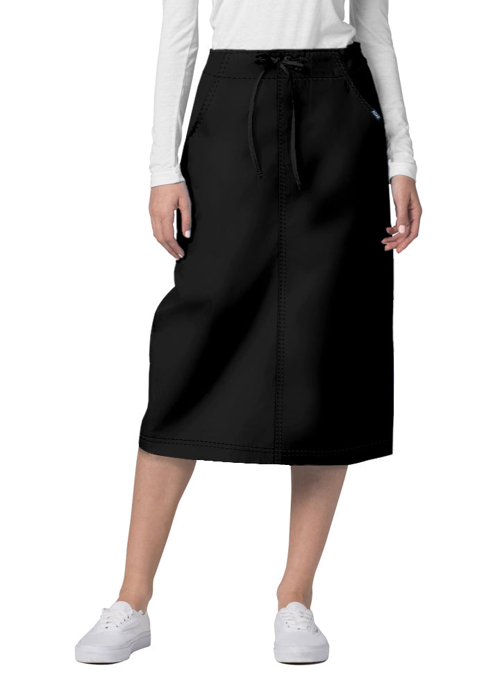 Adar Universal Mid-Calf Length Drawstring Skirt